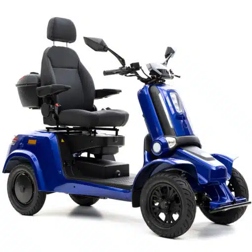 For motion forty-5 - 45 km per uur scootmobiel in de kleur blauw