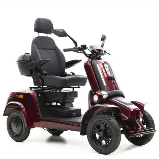 For motion forty-5 scootmobiel in de kleur rood