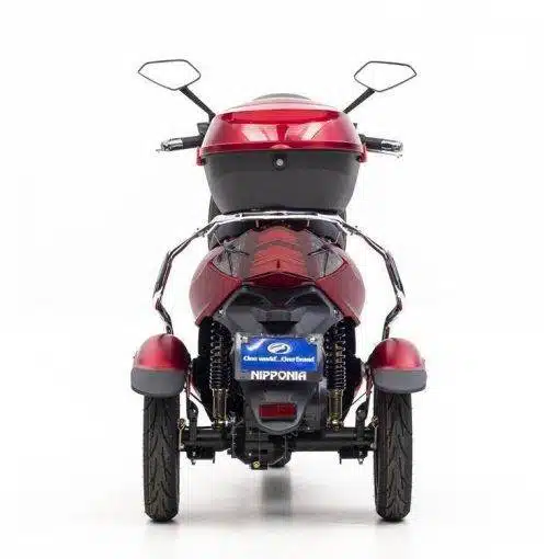 Nipponia-Pride-Scootmobiel- elektrische-driewieler-rood