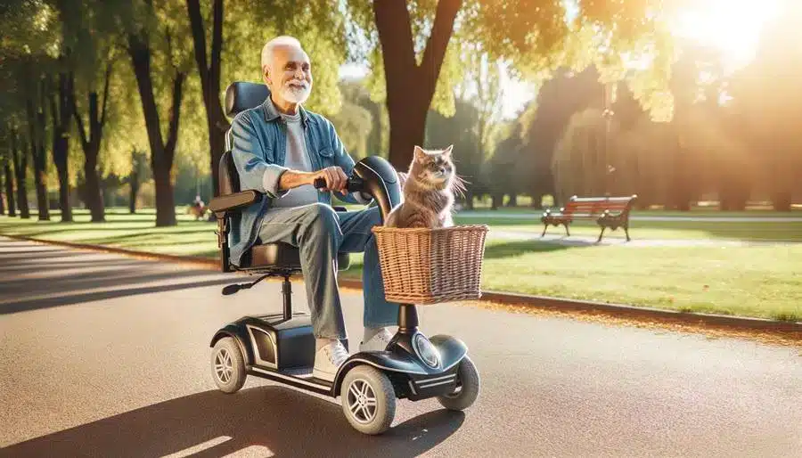 hondenmand voor scootmobiel