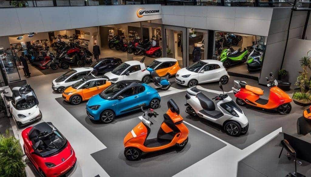 Diverse scootmobielen bij Scootmobiel Centrum
