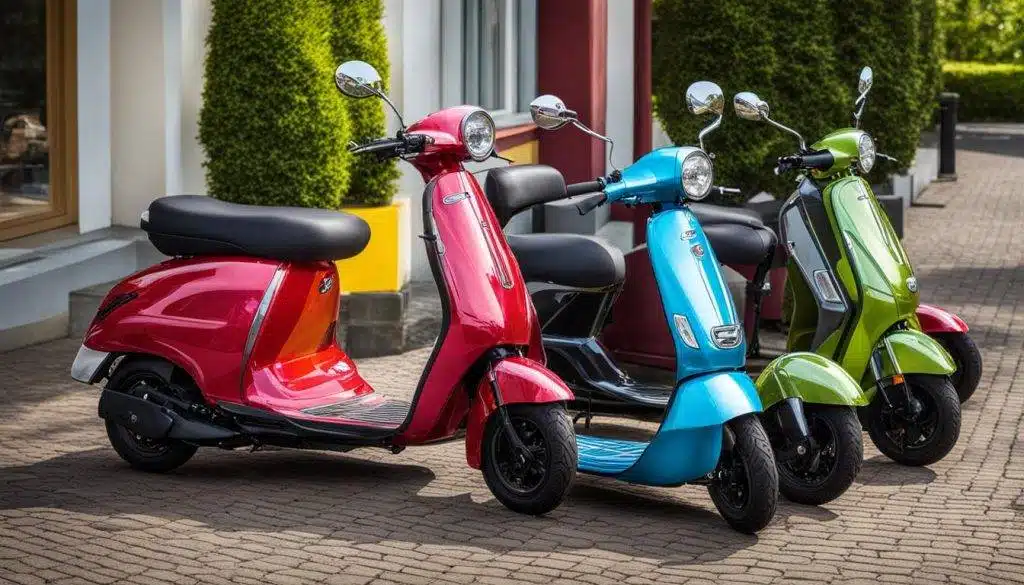Driewielscooters en vierwielscooters