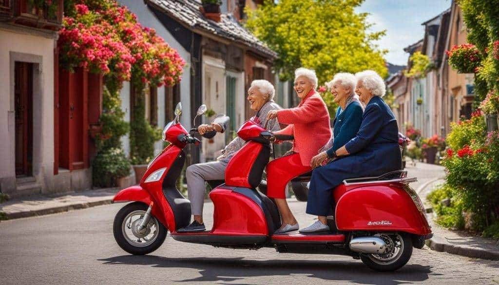 Scootmobiel in Buren