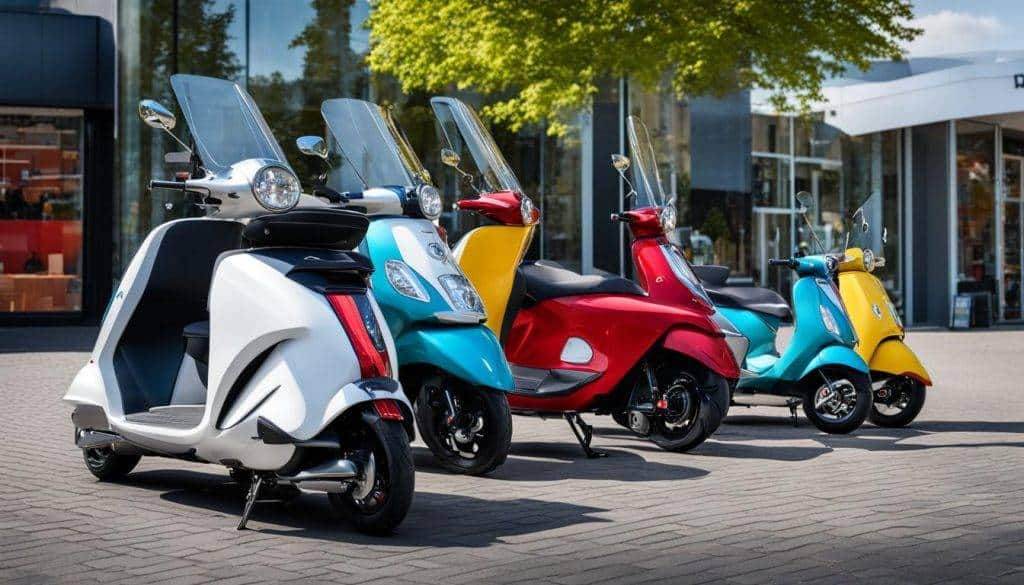 moderne scootmobielen