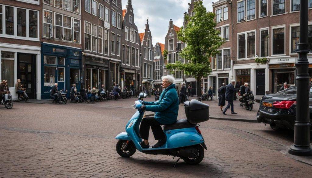 scootmobiel leasen in Delft