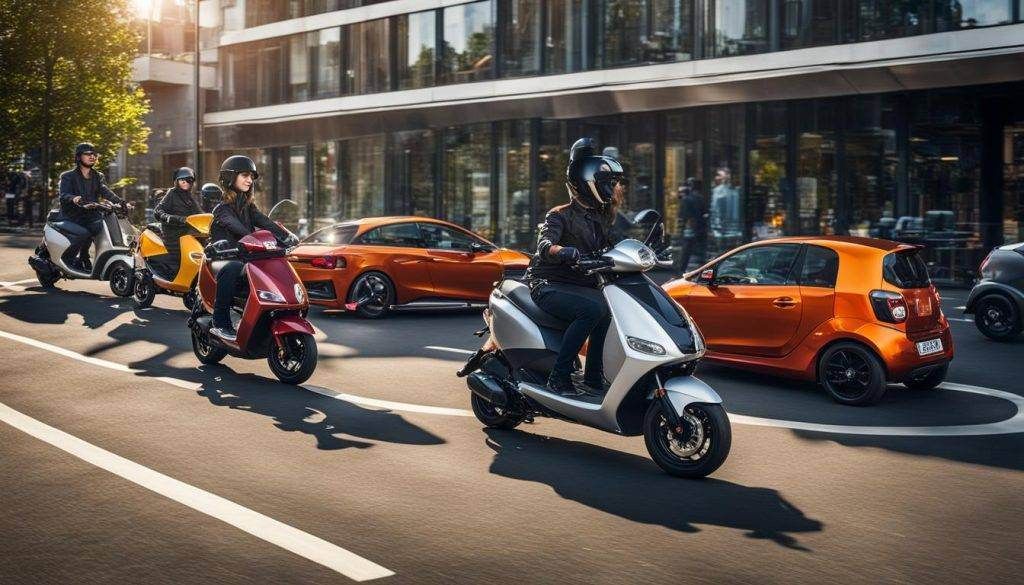 25km/h scootmobiel modellen Nipponia 2Fast en For Motion Fast One in het centrum