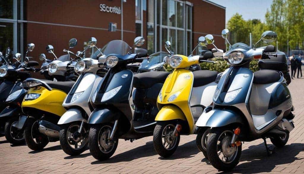 Diverse scootmobielmodellen bij Scootmobiel Centrum