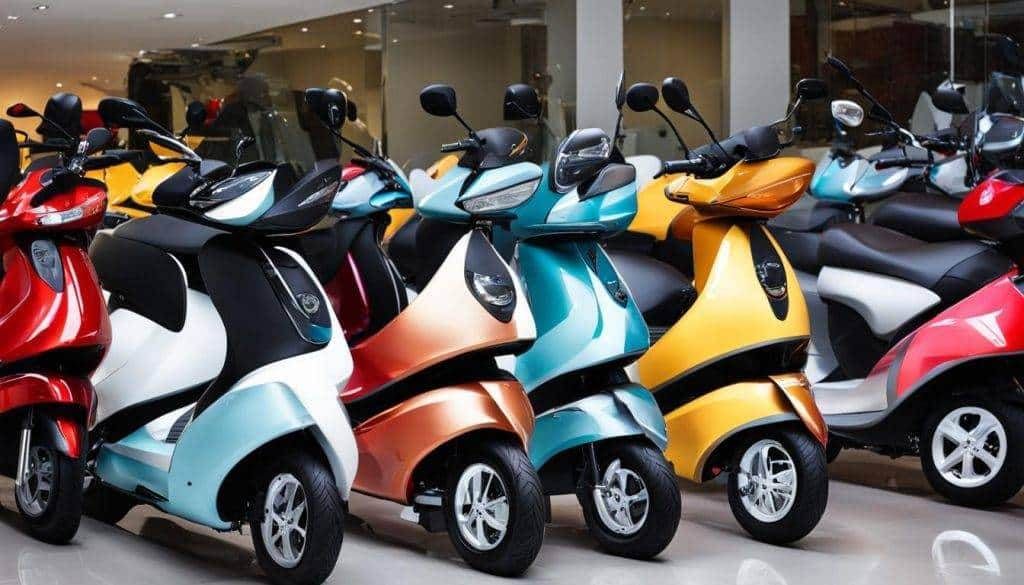 Elektrische scootmobiel assortiment