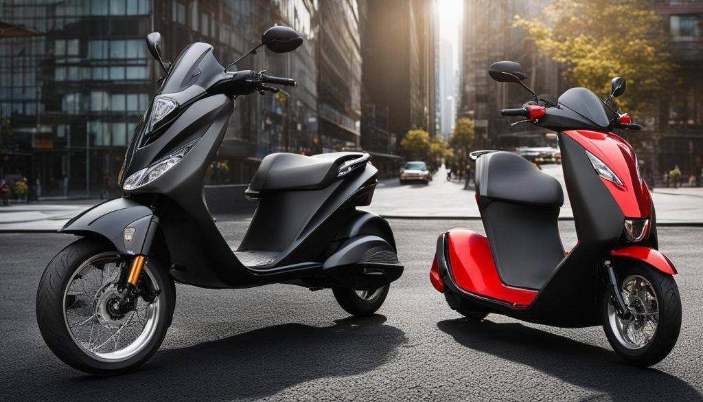 Moderne scootmobielen vergelijking