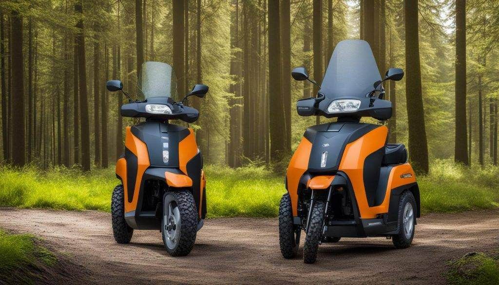 Verschillen tussen scootmobielen Borger-Odoorn