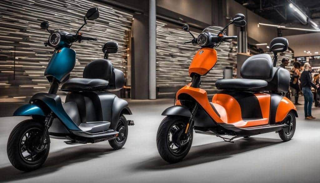 Verschillende scootmobiel modellen beschikbaar in Heemskerk