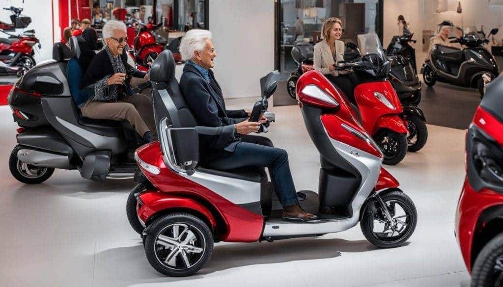 proefrit scootmobiel bij Scootmobiel Centrum Nederland & België
