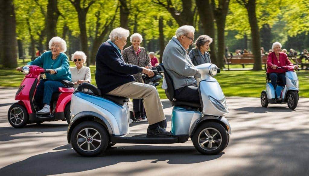 testritten vaste scootmobielen