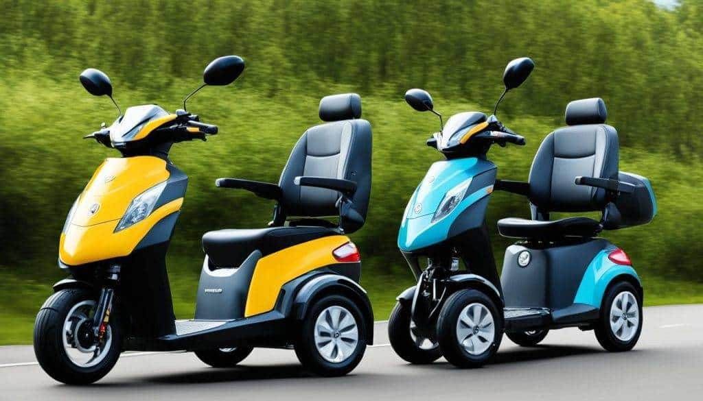 4-wiel scootmobiel versus 3-wiel scootmobiel