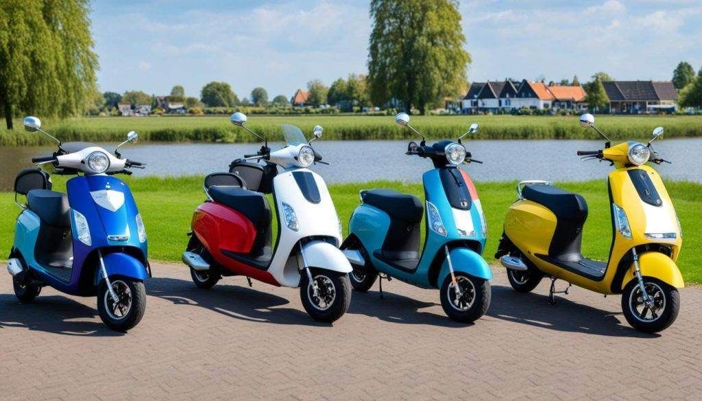 Diverse elektrische scootmobielen