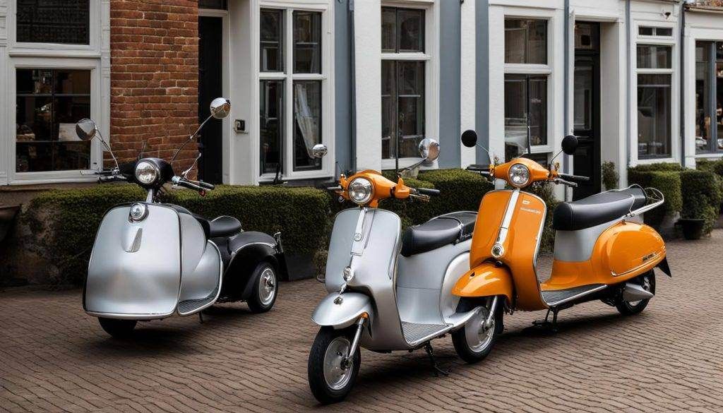 diverse modellen scootmobiel