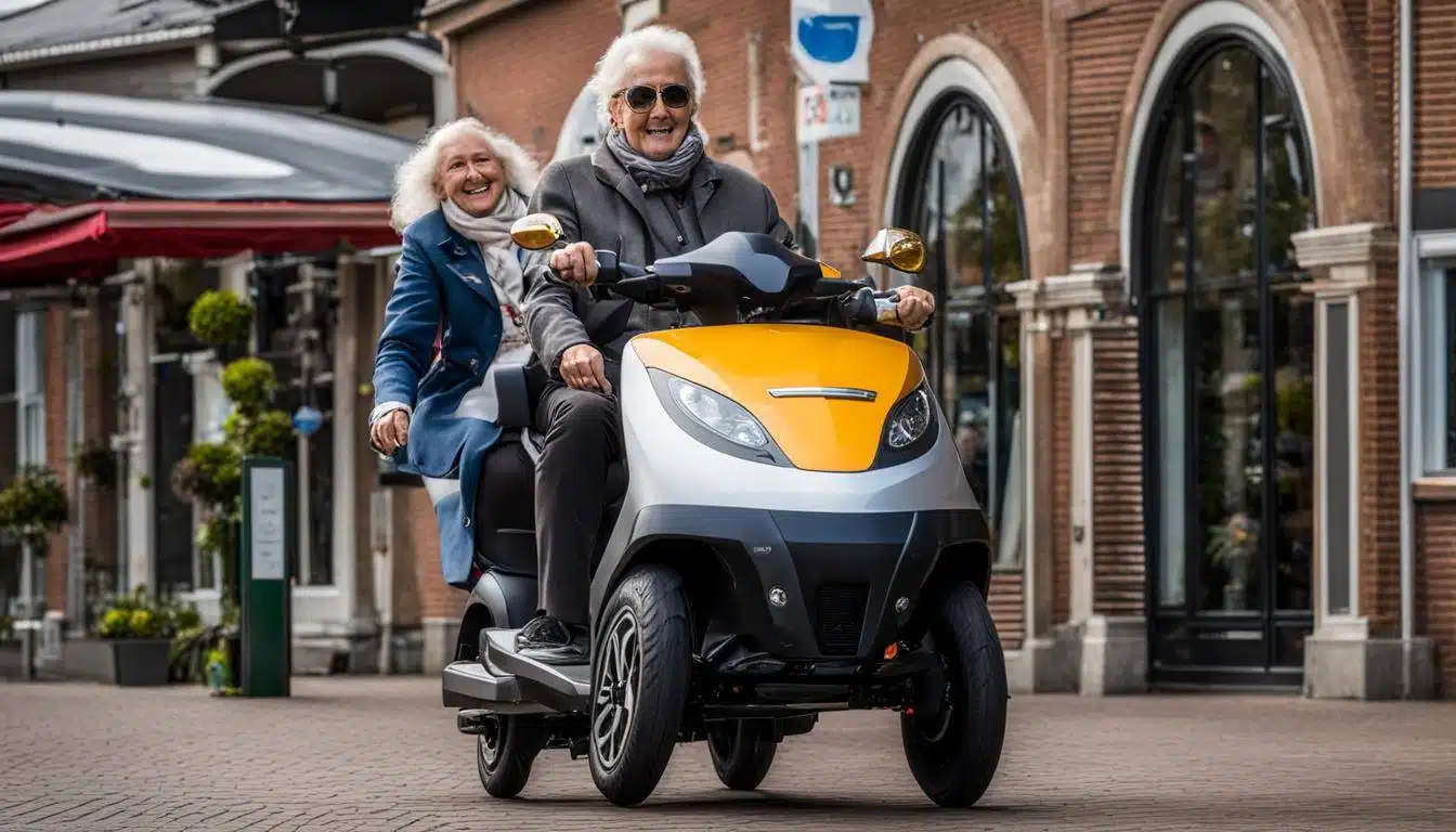 scootmobiel, Broek op Langedijk, Noord-Scharwoude, Oudkarspel, Sint Pancras,