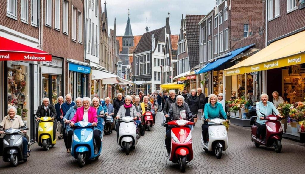 scootmobiel, Moerkapelle, Nieuwerkerk aan den IJssel, Zevenhuizen