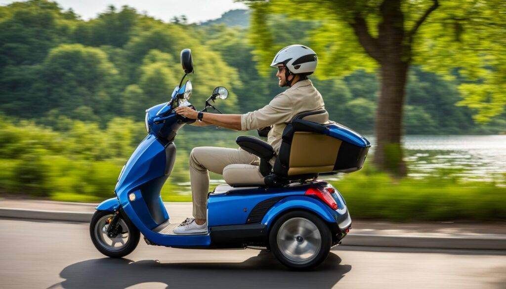 Comfortabele scootmobiel