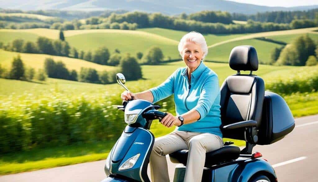 Comfortabele scootmobiel