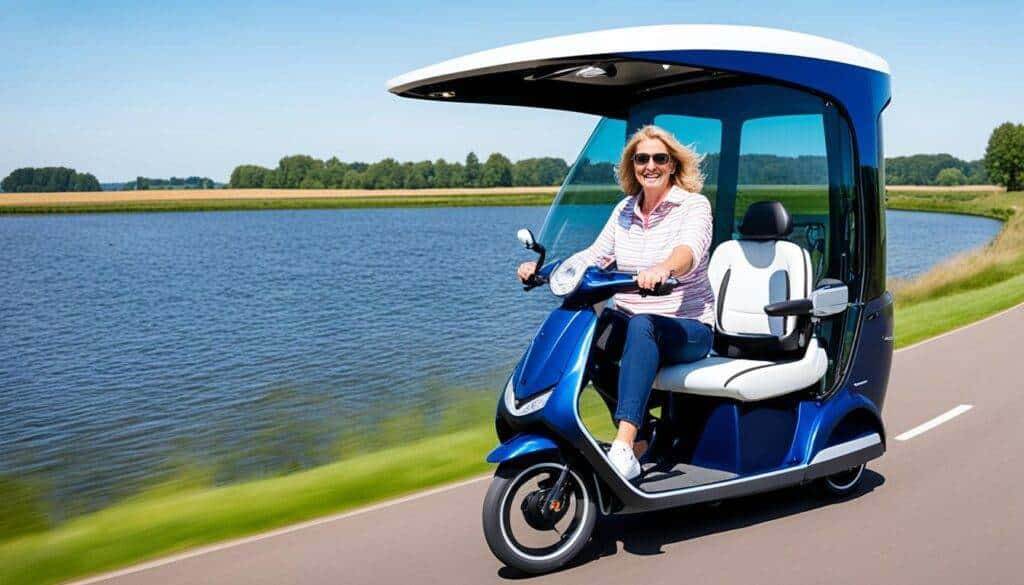 Gemak en comfort met een gesloten scootmobiel