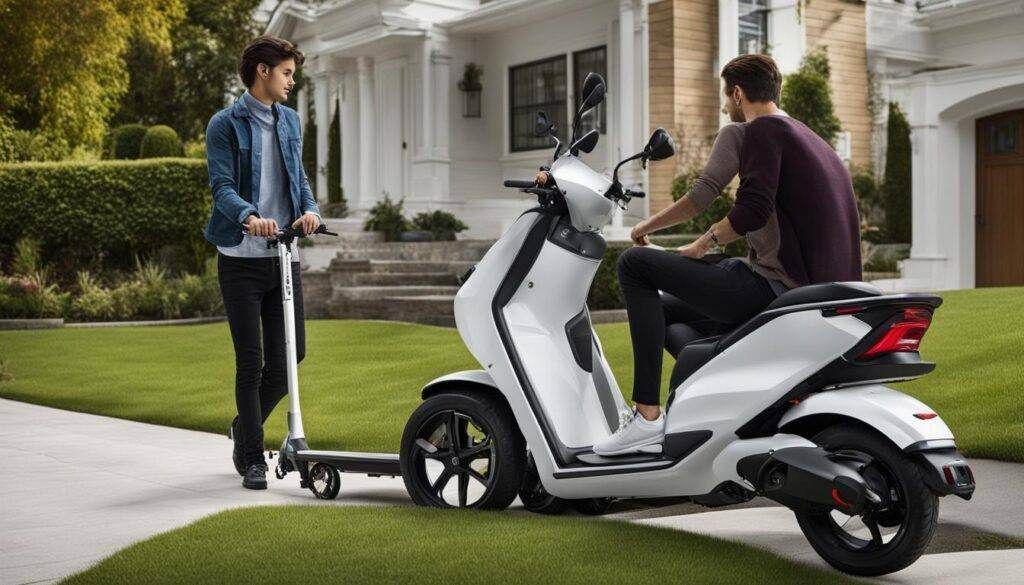 opvouwbare scootmobiel