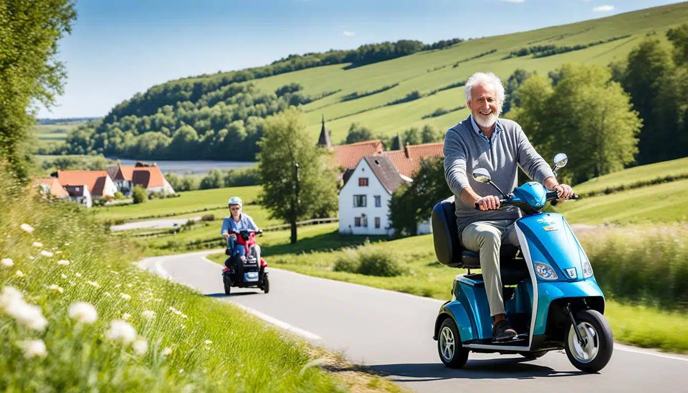 scootmobiel, Akkrum, Aldeboarn, Bontebok, De Knipe, Gersloot