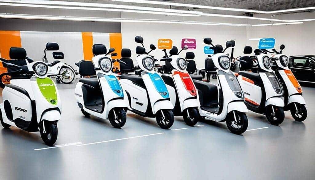 scootmobiel modellen en hun specificaties