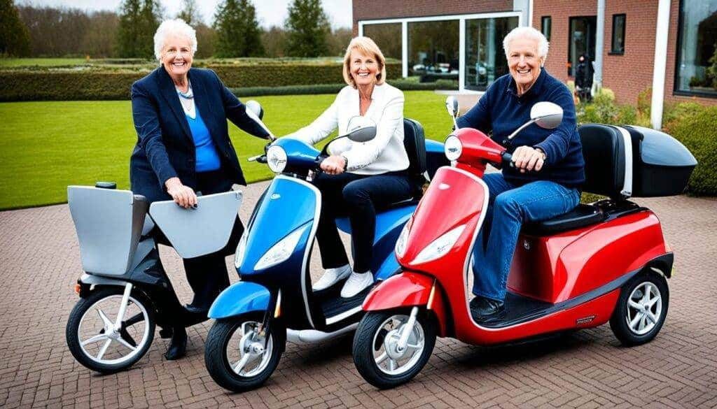 Diverse modellen scootmobielen beschikbaar in Nederland
