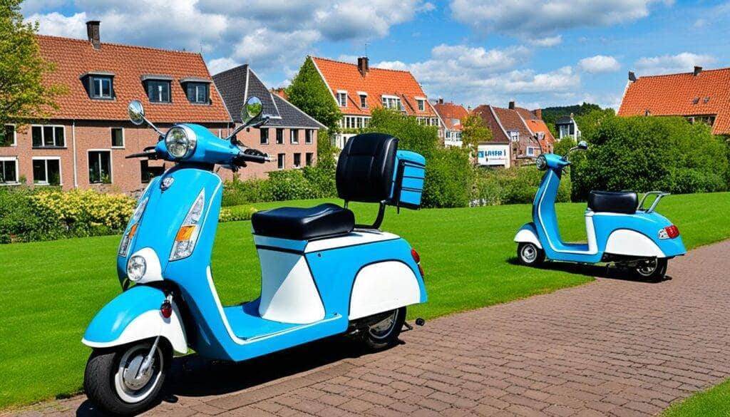 Diverse scootmobielen in Zuid-Limburg