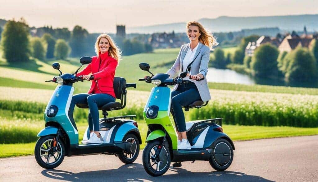 Elektrische scootmobiel modellen