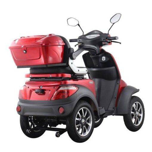 Killerbee Move S1000 4-wiel Scootmobiel met verstelbare lage comfortstoel rood