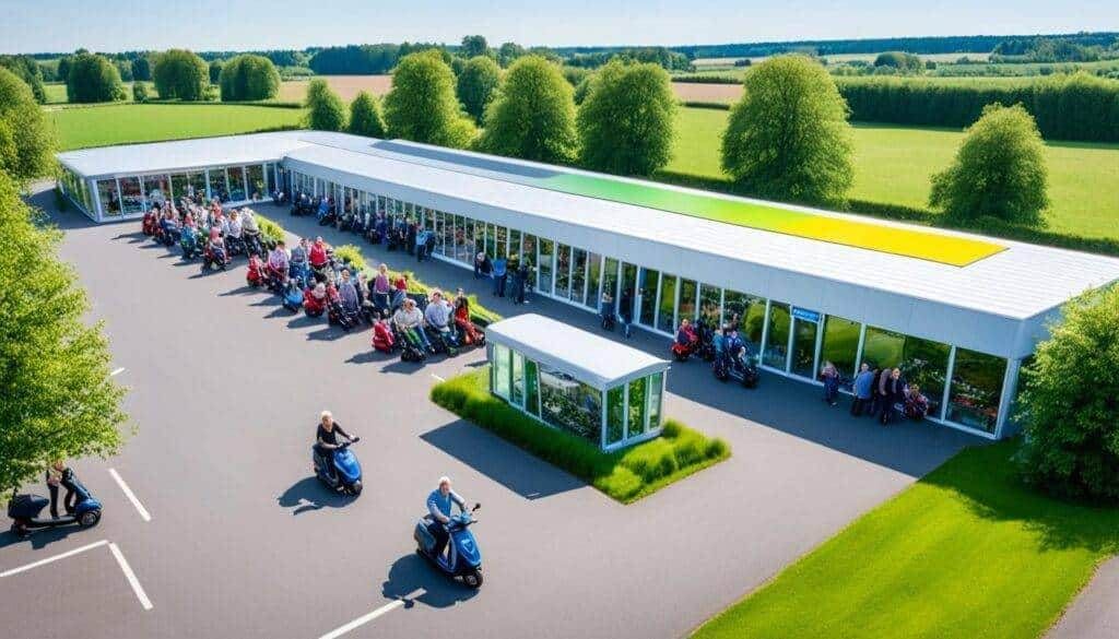 Scootmobiel centrum in Grafhorst en omgeving