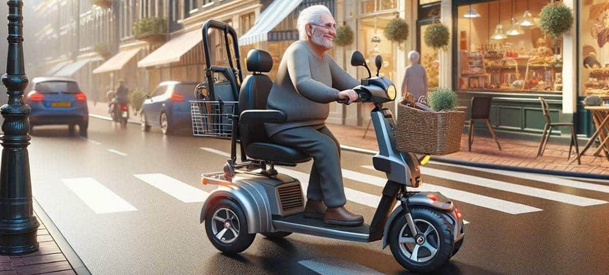 Scootmobiel met Trekhaak