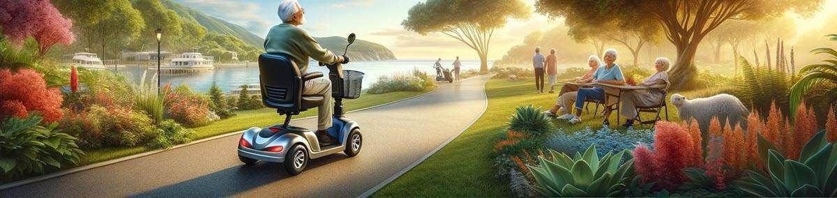 Scootmobielen met lithium accu