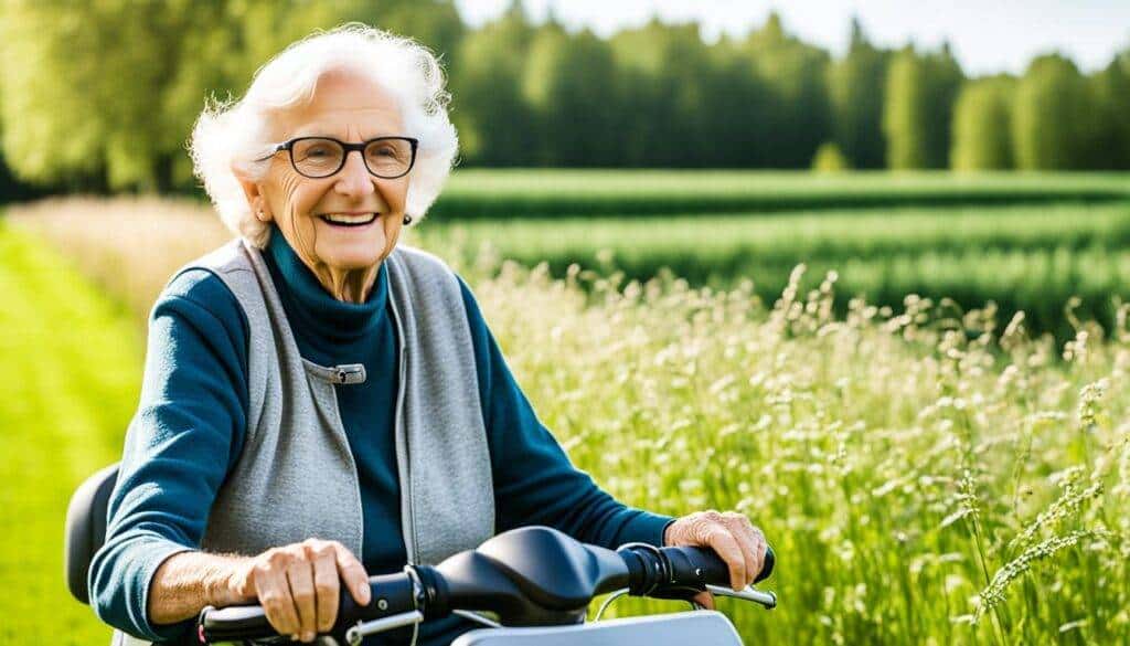 Seniorenvoertuigen voor zelfstandige mobiliteit