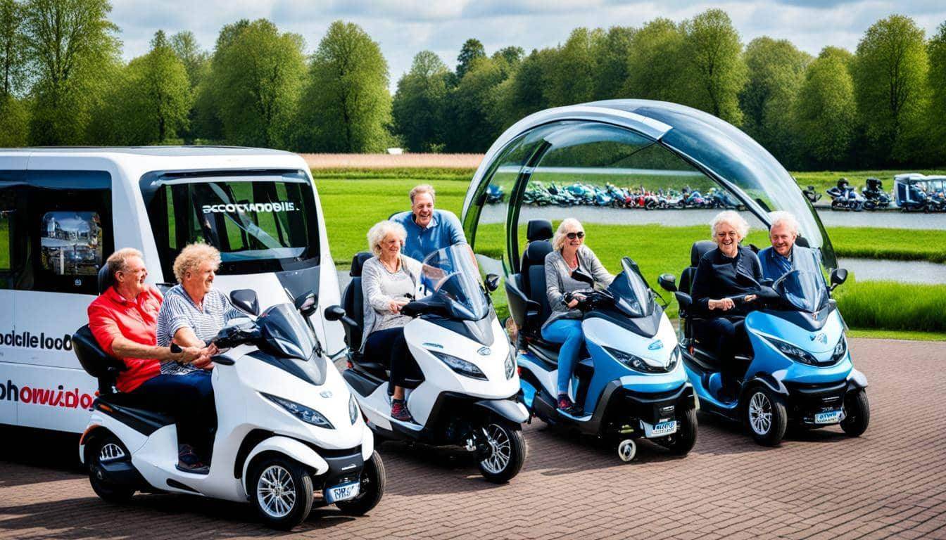 scootmobiel, Aadorp, Bornerbroek, Harbrinkhoek, Mariaparochie