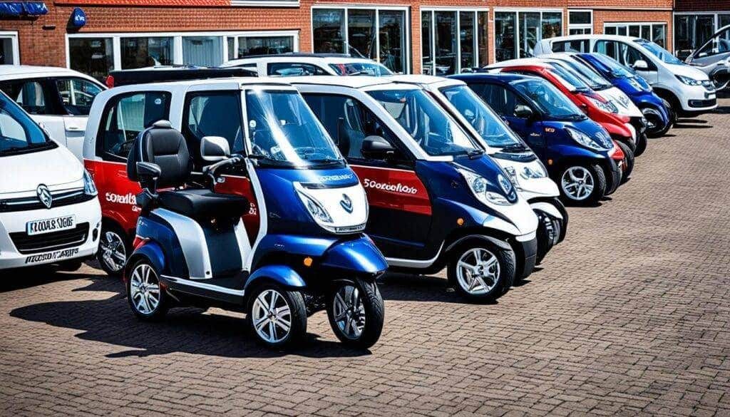 scootmobiel aanbieders en service
