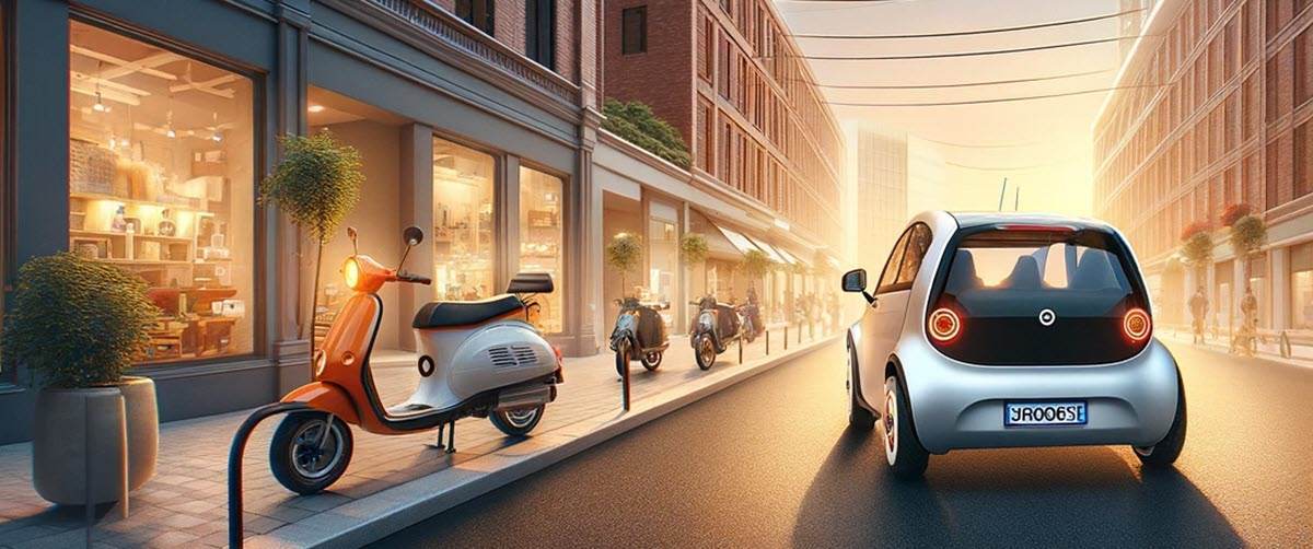 Goedkoop parkeren met een brommobiel