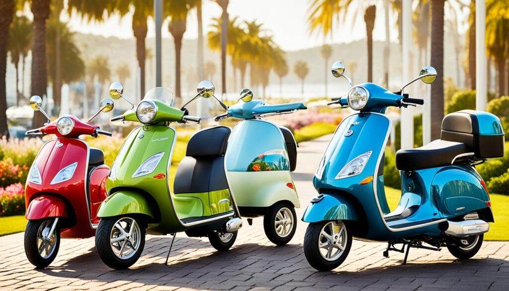 Uitgebreide selectie scootmobielen