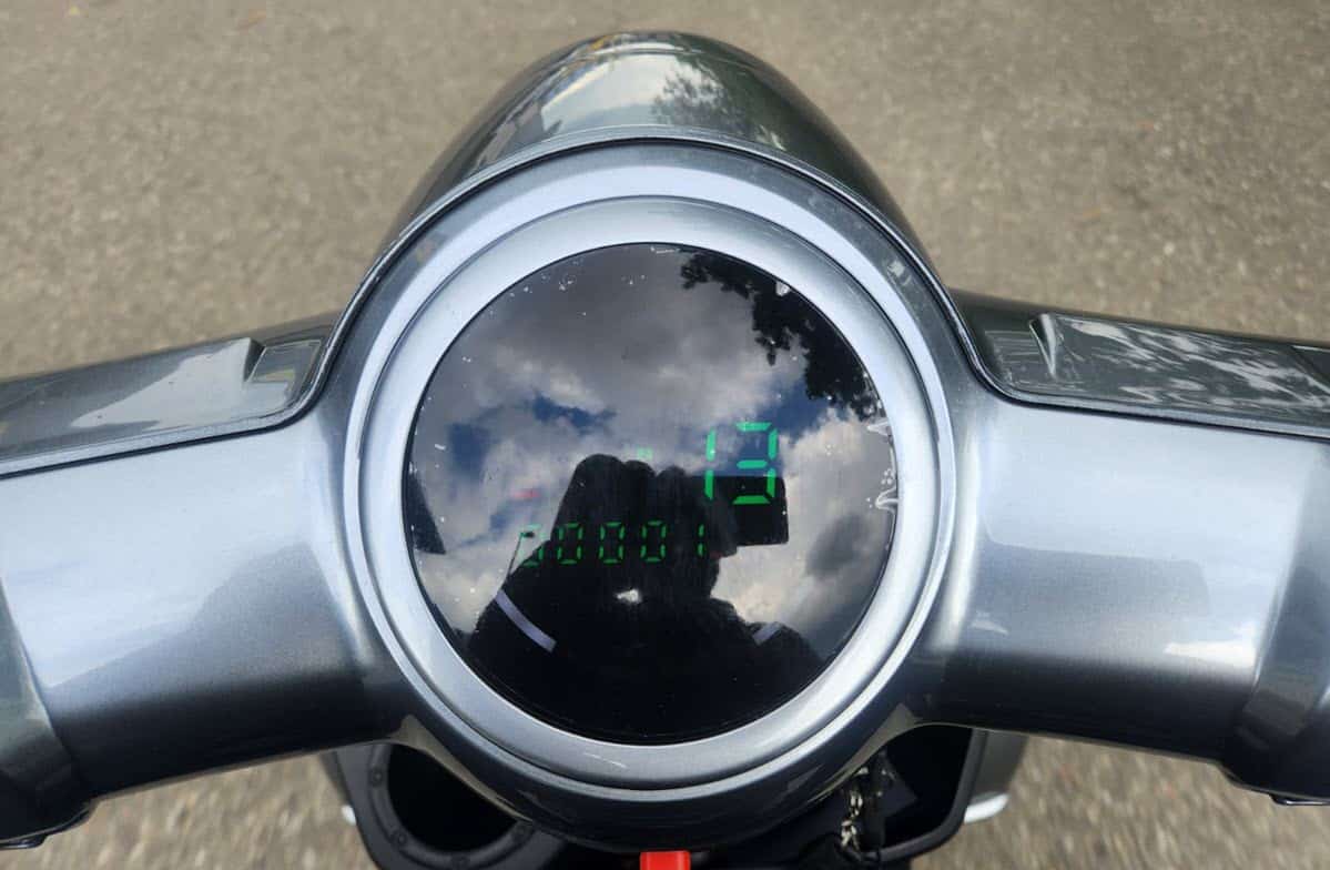 dashboard op vaste snelheid