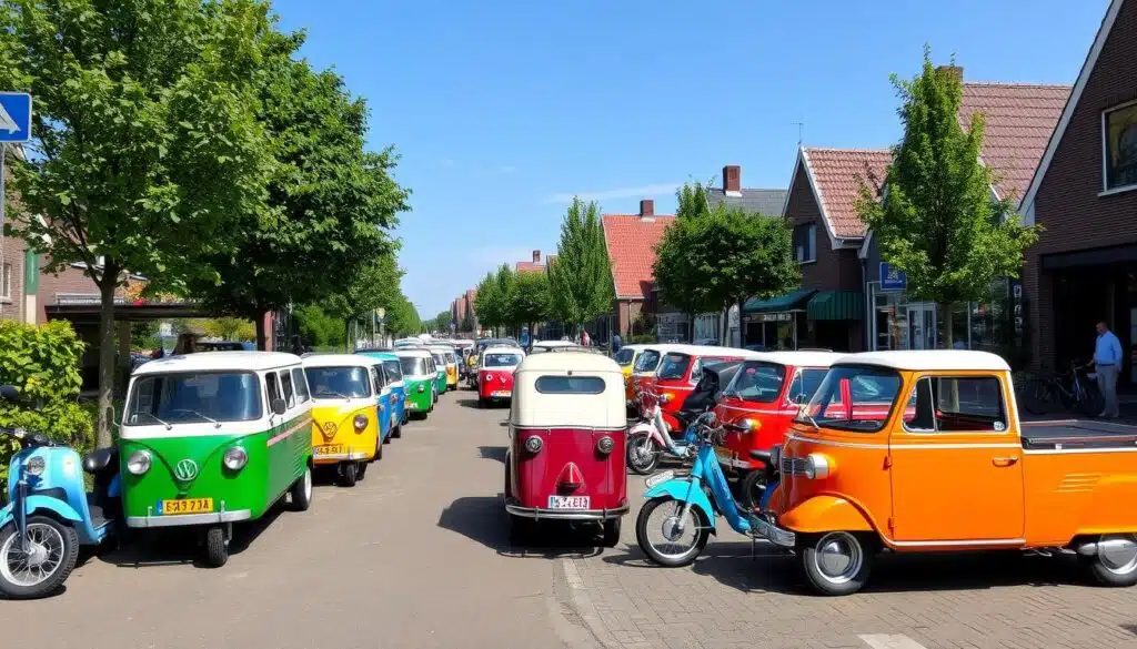 Overzicht van brommobielen in Nijkerk