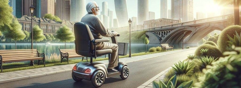 Scootmobiel met Bluetooth en App