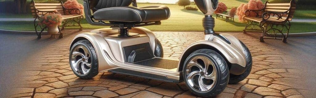 Scootmobiel met Luchtbanden