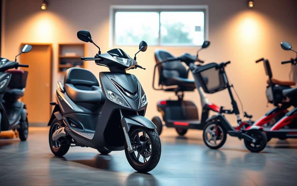 3-wiel scootmobiel, 4-wiel scootmobiel, opklapbare scootmobiel