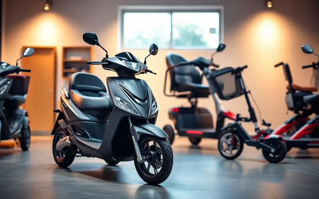 3-wiel scootmobiel, 4-wiel scootmobiel, opklapbare scootmobiel
