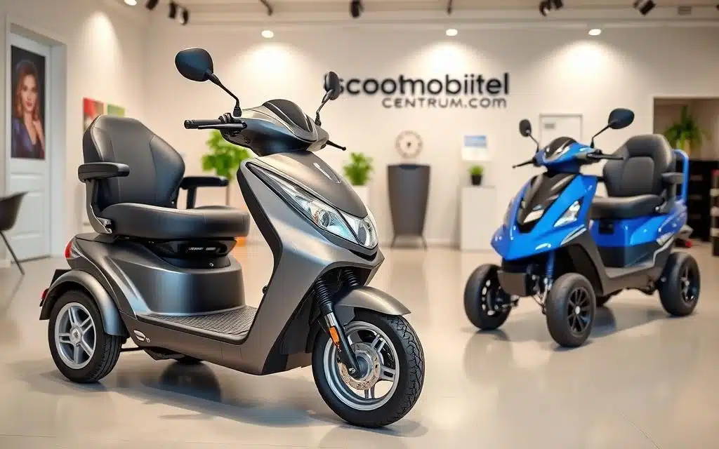 3-wiel scootmobiel en 4-wiel scootmobiel