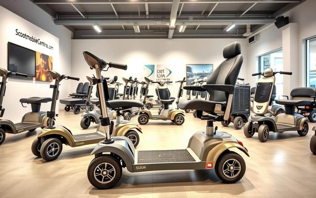 Compacte scootmobielen voor binnengebruik