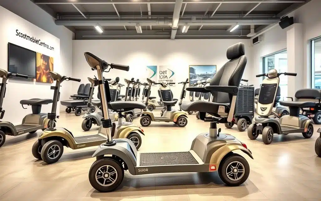 Compacte scootmobielen voor binnengebruik