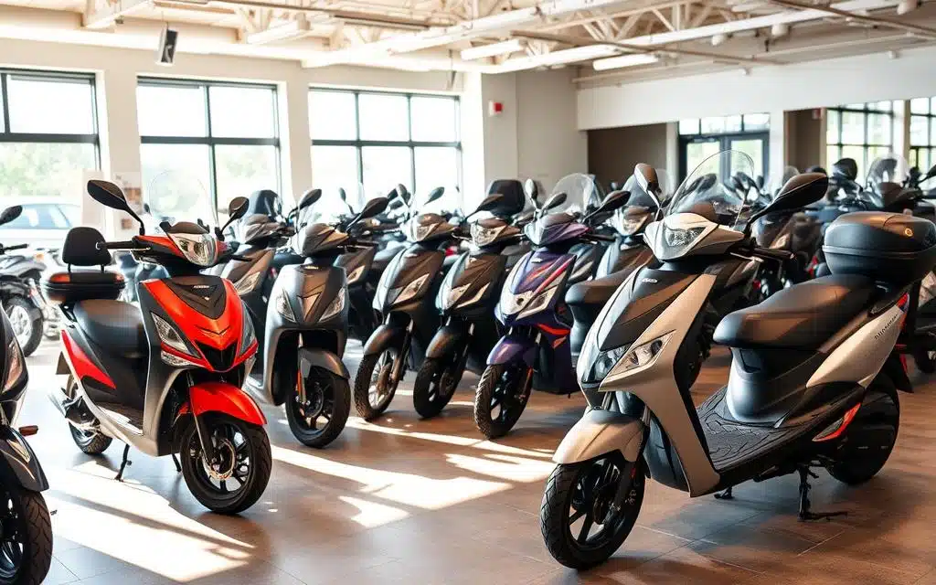 De verschillende modellen scootmobielen